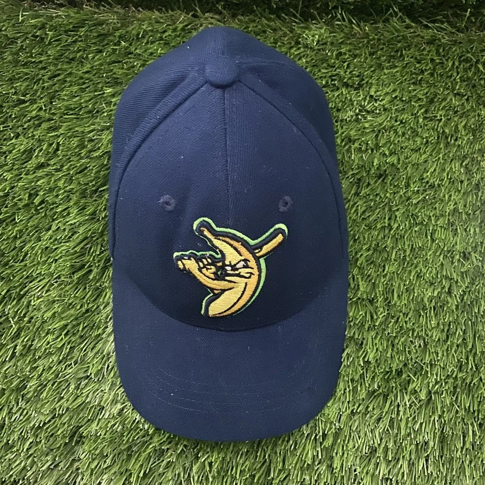 Zephyr Savannah Bananas Fitted BOYS/KIDS GIRL Baseball Hat Navy Size XS MiLB Cap